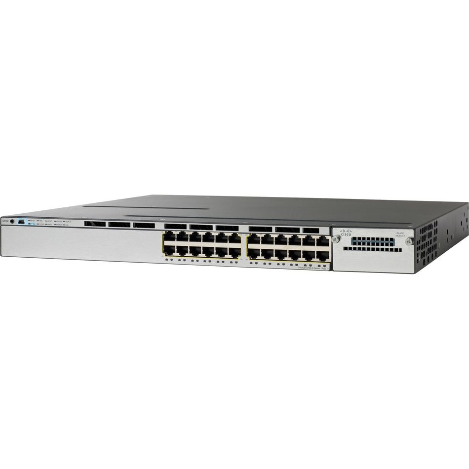 Cisco Catalyst WS-C3750X-24P-S Layer 3 Switch - WS-C3750X-24P-S-RF