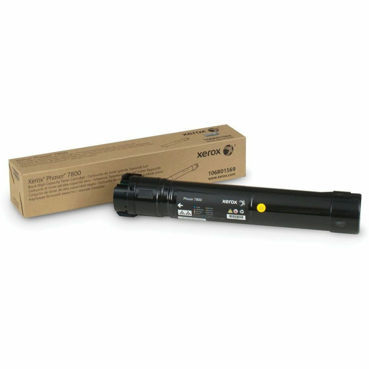 Xerox Genuine Phaser&reg; 7800 Black Toner Cartridge - 106R01569