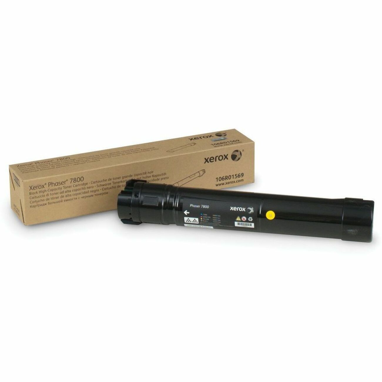 Xerox Genuine Phaser&reg; 7800 Black Toner Cartridge - 106R01569