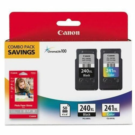 Canon PG-240XL / CL-241XL Original High Yield Inkjet Ink Cartridge - Black, Color - 2 / Pack - 5206B005