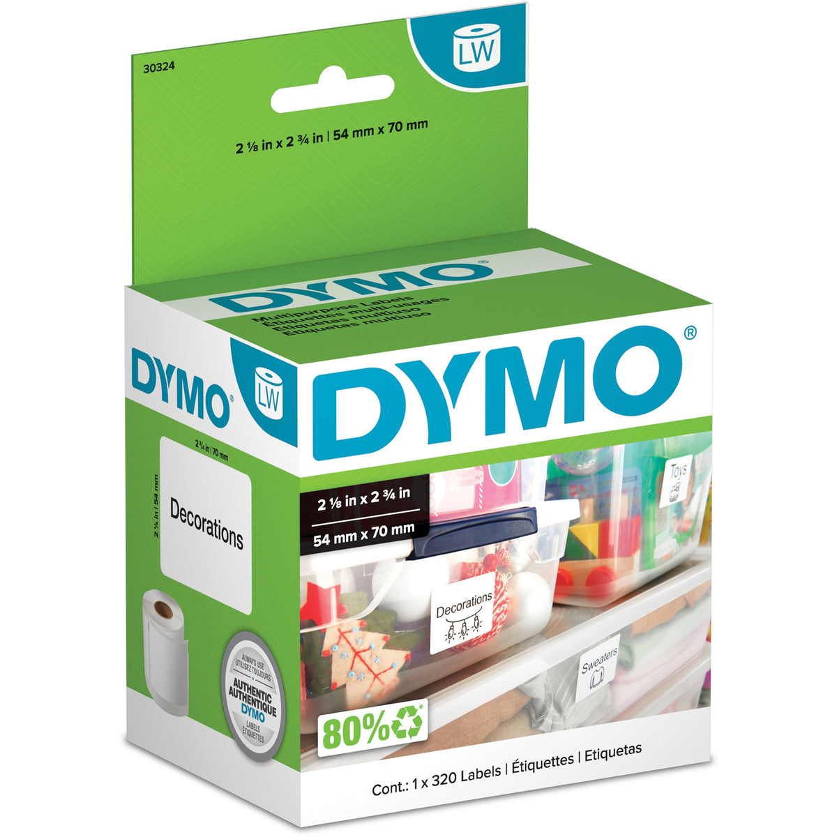 Dymo LabelWriter Multipurpose Label - 30324