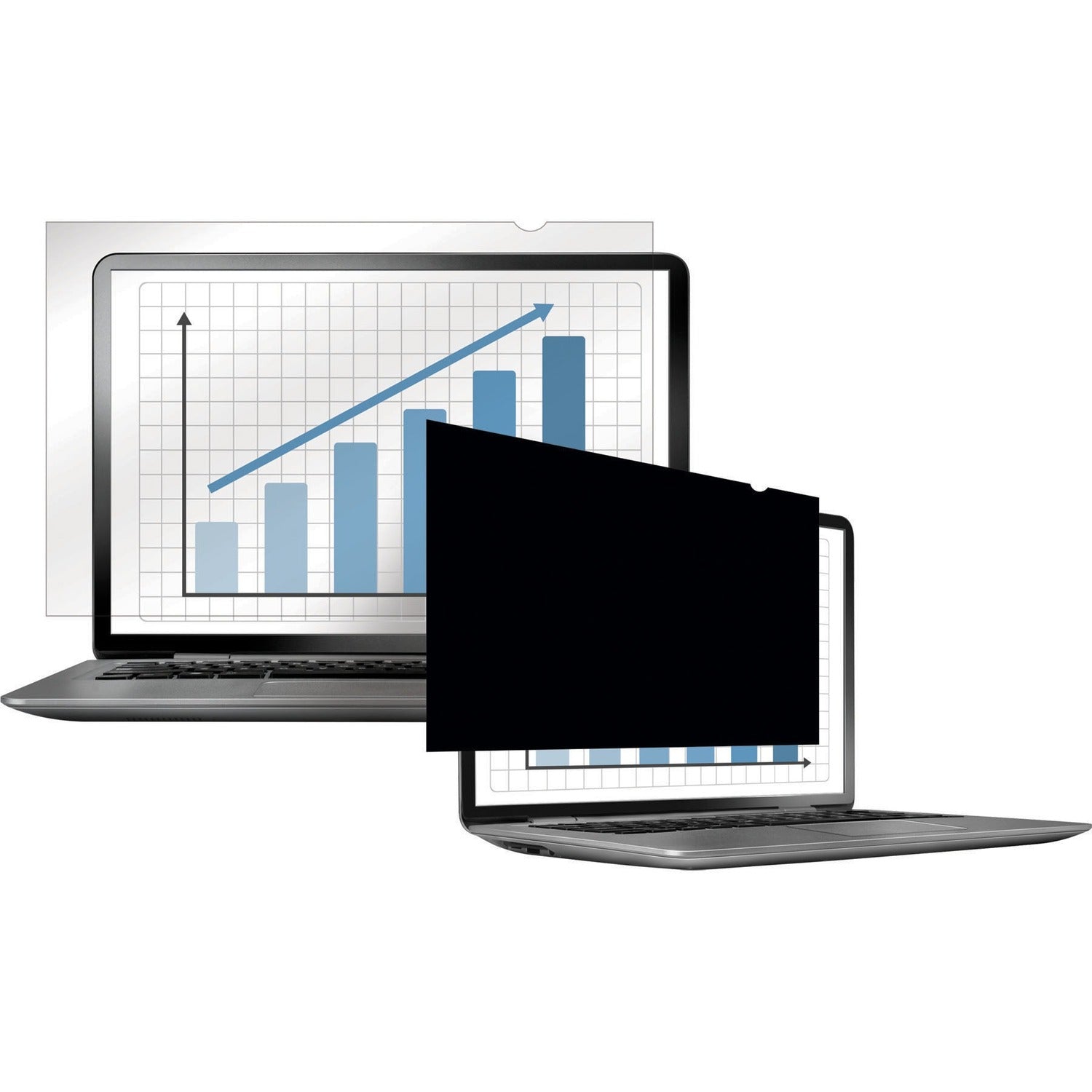 Fellowes PrivaScreen&trade; Blackout Privacy Filter - 15.6" Wide - 4802001