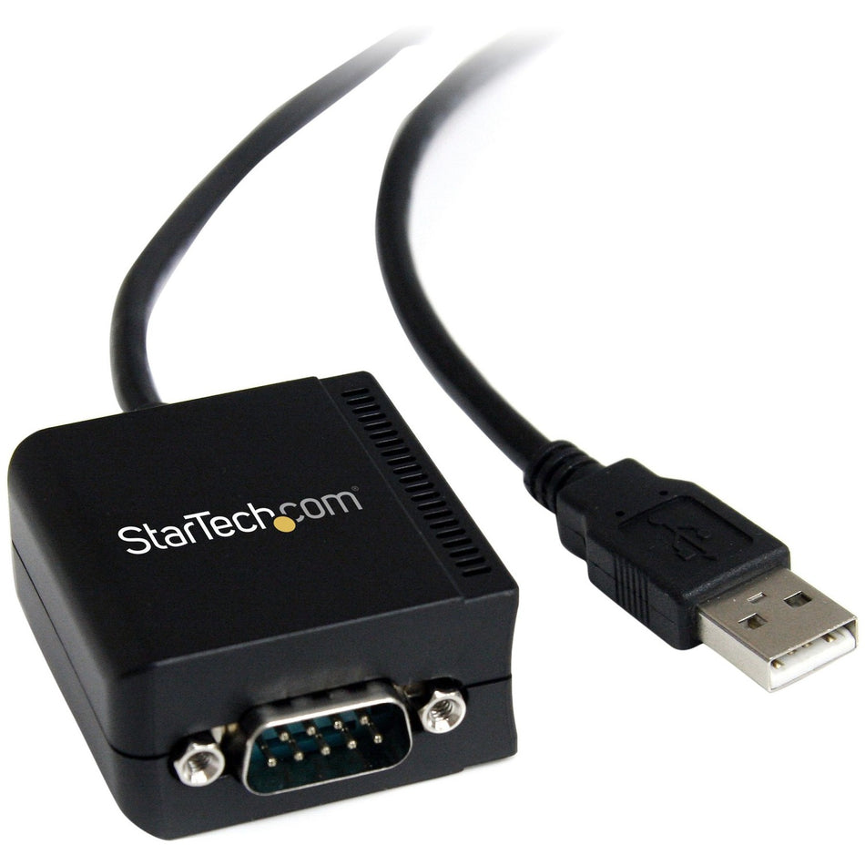 StarTech.com 8.3ft (2.5m) 1-Port FTDI USB to Serial RS232 Adapter Cable with Optical Isolation, USB to RS232 Adapter - TAA - ICUSB2321FIS