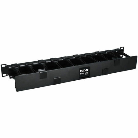 Tripp Lite by Eaton SmartRack 1U High Capacity Horizontal Cable Manager - Finger duct with dual-hinge cover - SRCABLEDUCT1UHD