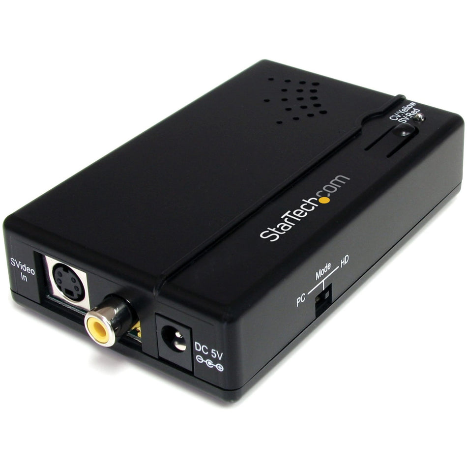 StarTech.com Composite and S-Video to HDMIÂ&reg; Converter with Audio - VID2HDCON