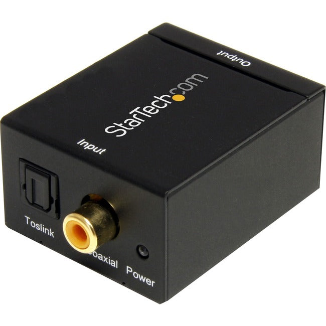 StarTech.com SPDIF Digital Coaxial or Toslink Optical to Stereo RCA Audio Converter - SPDIF2AA