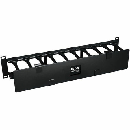 Tripp Lite by Eaton SmartRack 2U High Capacity Horizontal Cable Manager - Finger duct with dual-hinge cover - SRCABLEDUCT2UHD