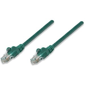 Intellinet Network Solutions Cat5e UTP Network Patch Cable, 25 ft (7.5 m), Green - 319881
