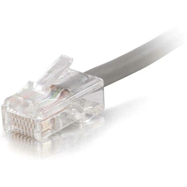 C2G 50ft Cat5e Non-Booted Unshielded (UTP) Network Patch Cable (Plenum Rated) - Gray - 15235