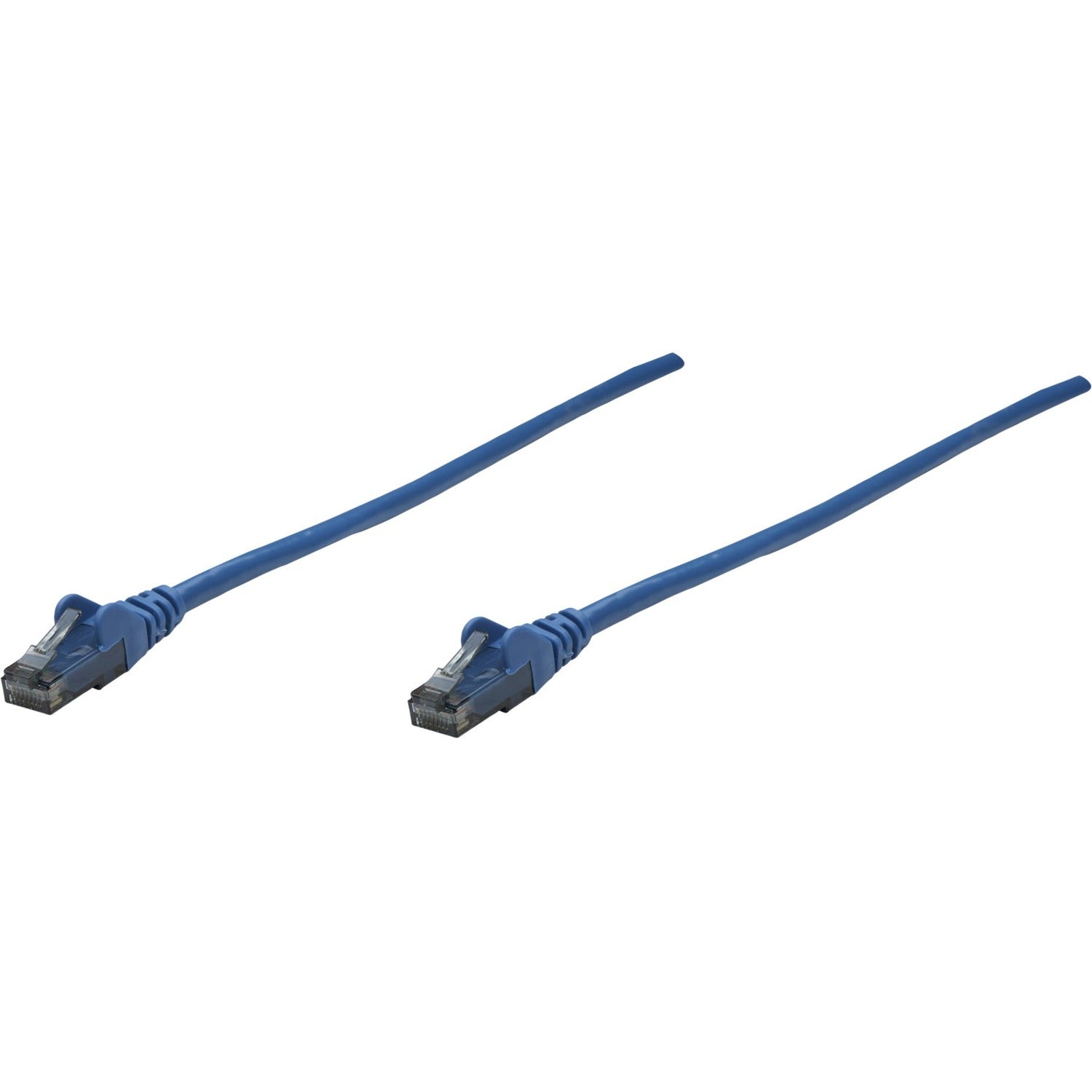 Intellinet Network Solutions Cat6 UTP Network Patch Cable, 1 ft (0.3 m), Blue - 343282