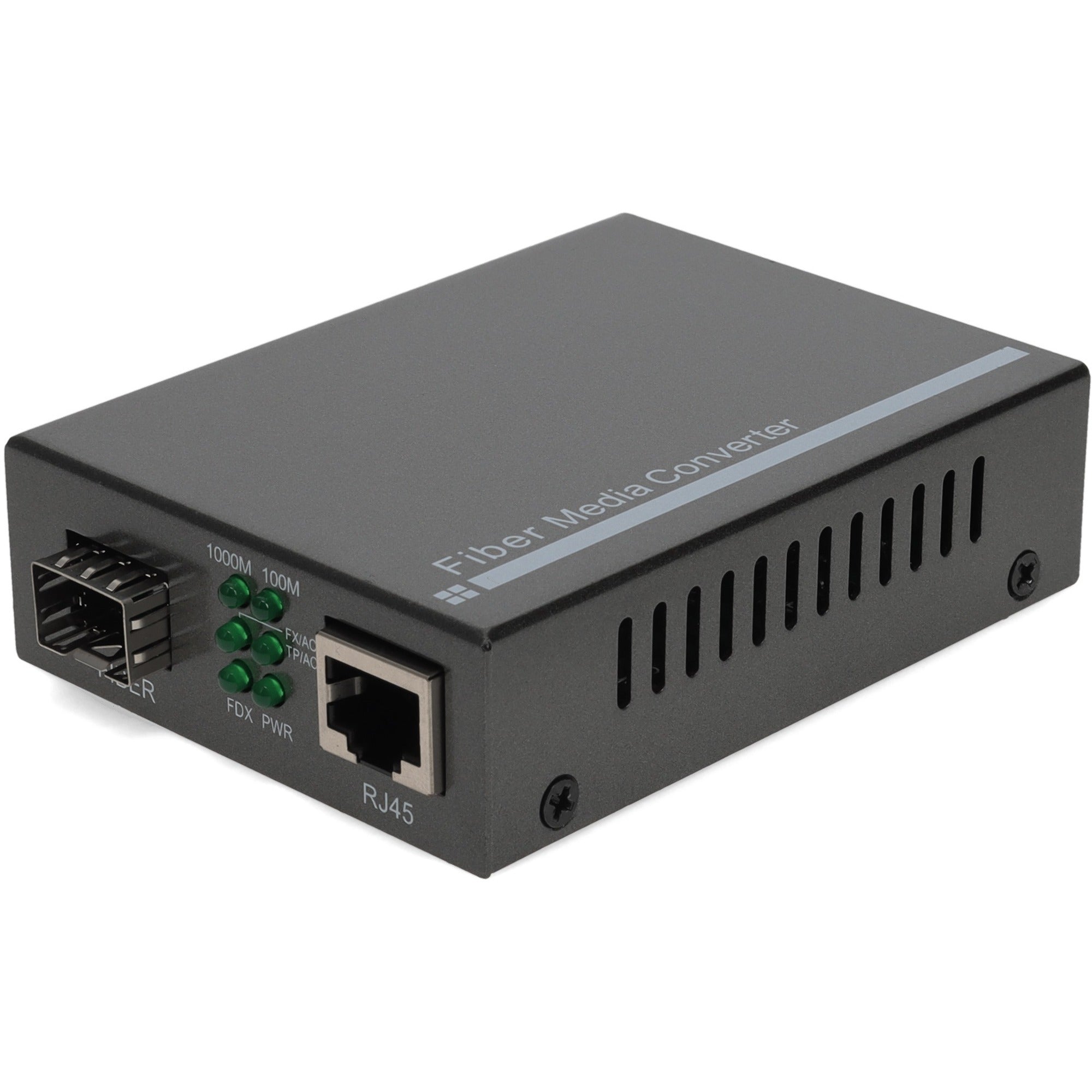 AddOn 10/100Base-TX(RJ-45) to Open SFP Port Media Converter - ADD-FMC-FX-SFP