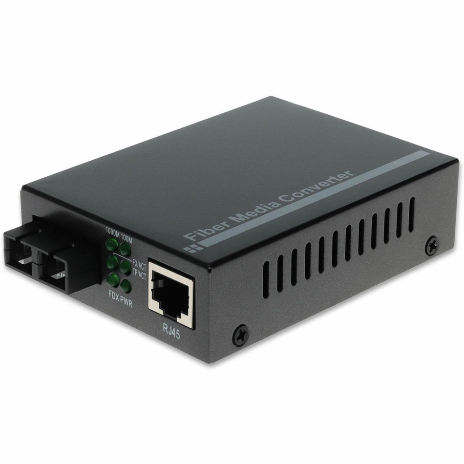 AddOn 10/100/1000Base-TX(RJ-45) to 1000Base-LX(SC) SMF 1310nm 20km Media Converter - ADD-GMC-LX-2SC