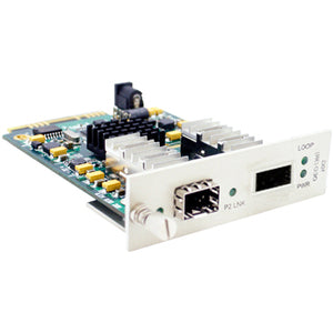 AddOn 10G OEO Converter (3R Repeater) with SFP+ & XFP Slots Media Converter Card for our rack or Standalone Systems - ADD-MCC10GXSFP