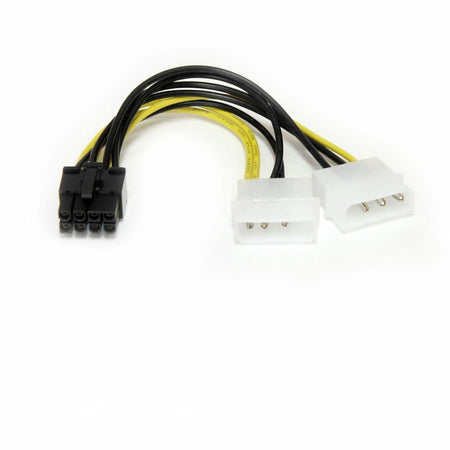 StarTech.com 6in LP4 to 8 Pin PCI Express Video Card Power Cable Adapter - 8 pin internal power (M) - 4 pin ATX12V (M) - 15.2 cm - LP4PCIEX8ADP