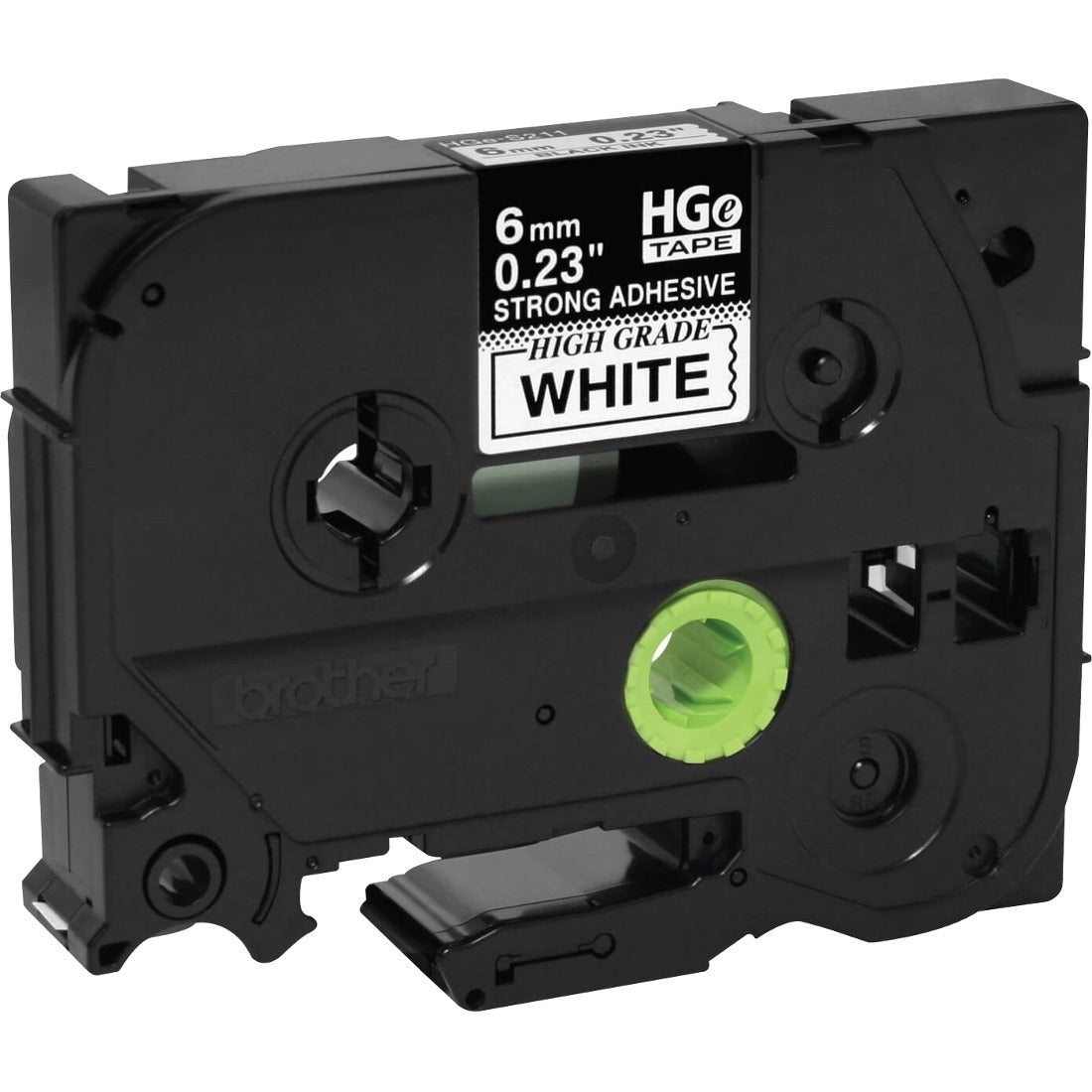 Brother HGES2115PK Black on White Extra-Strength Adhesive Label Tape - HGES2115PK