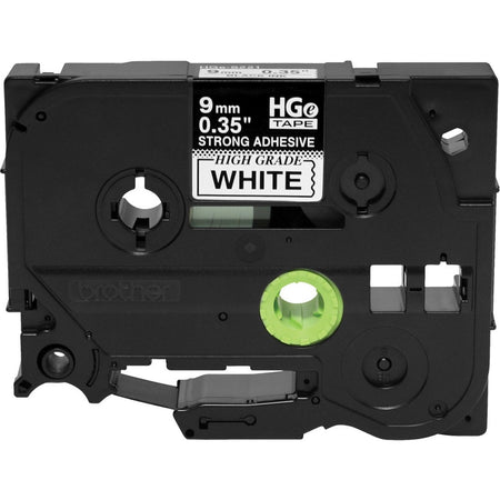 Brother HGES2215PK Black on White Extra-Strength Adhesive Label Tape - HGES2215PK