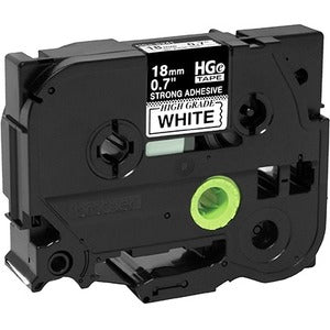 Brother HGES2415PK Black on White Extra-Strength Adhesive Label Tape - HGES2415PK
