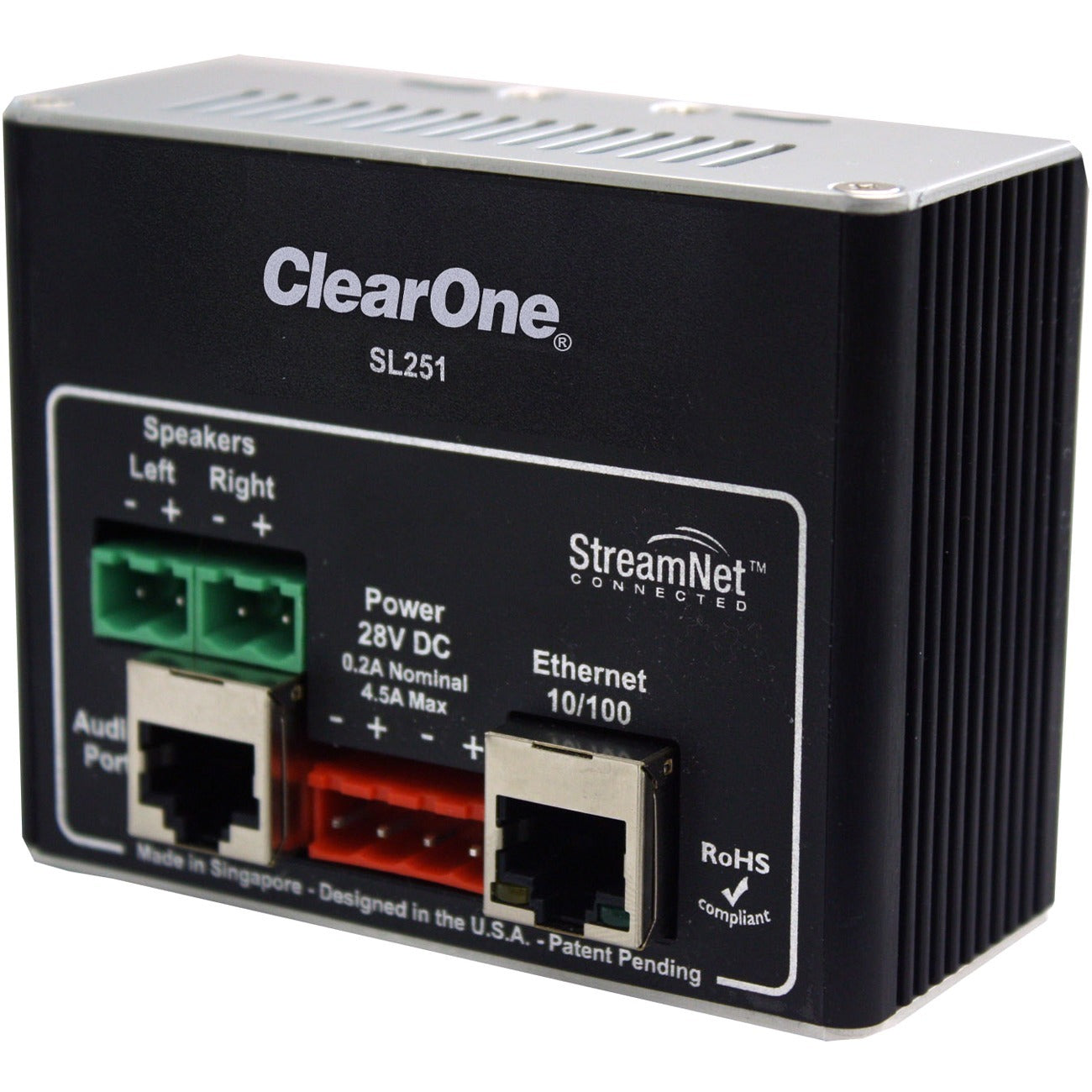 ClearOne SL251 IP Zone Controller/Amplifier - 910-225-006