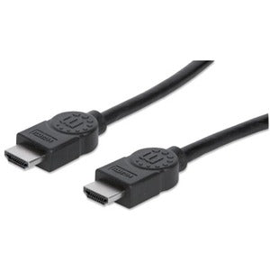 Manhattan HDMI Male to Male High Speed Shielded Cable, 33', Black - 322539