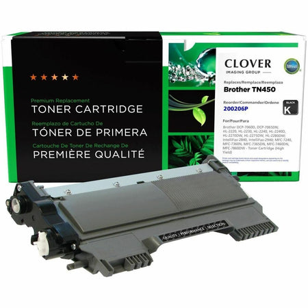 Clover Imaging Remanufactured High Yield Toner Cartridge for Brother TN450 - 200206P