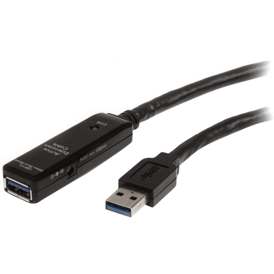 StarTech.com 3m USB 3.0 (5Gbps) Active Extension Cable - M/F - USB3AAEXT3M