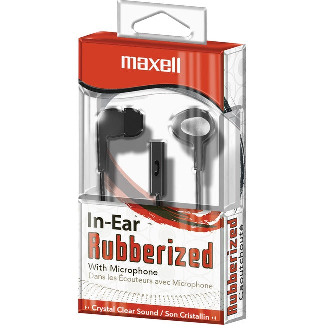 Maxell In-Ear Earbuds with Microphone and Remote - 190300