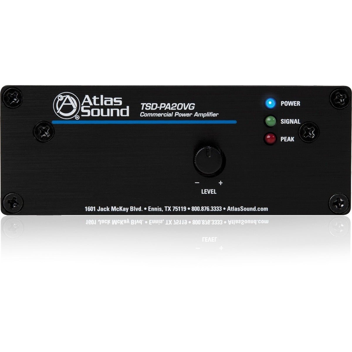 AtlasIED TSD-PA20VG Amplifier - 20 W RMS - 1 Channel - Black - TSD-PA20VG