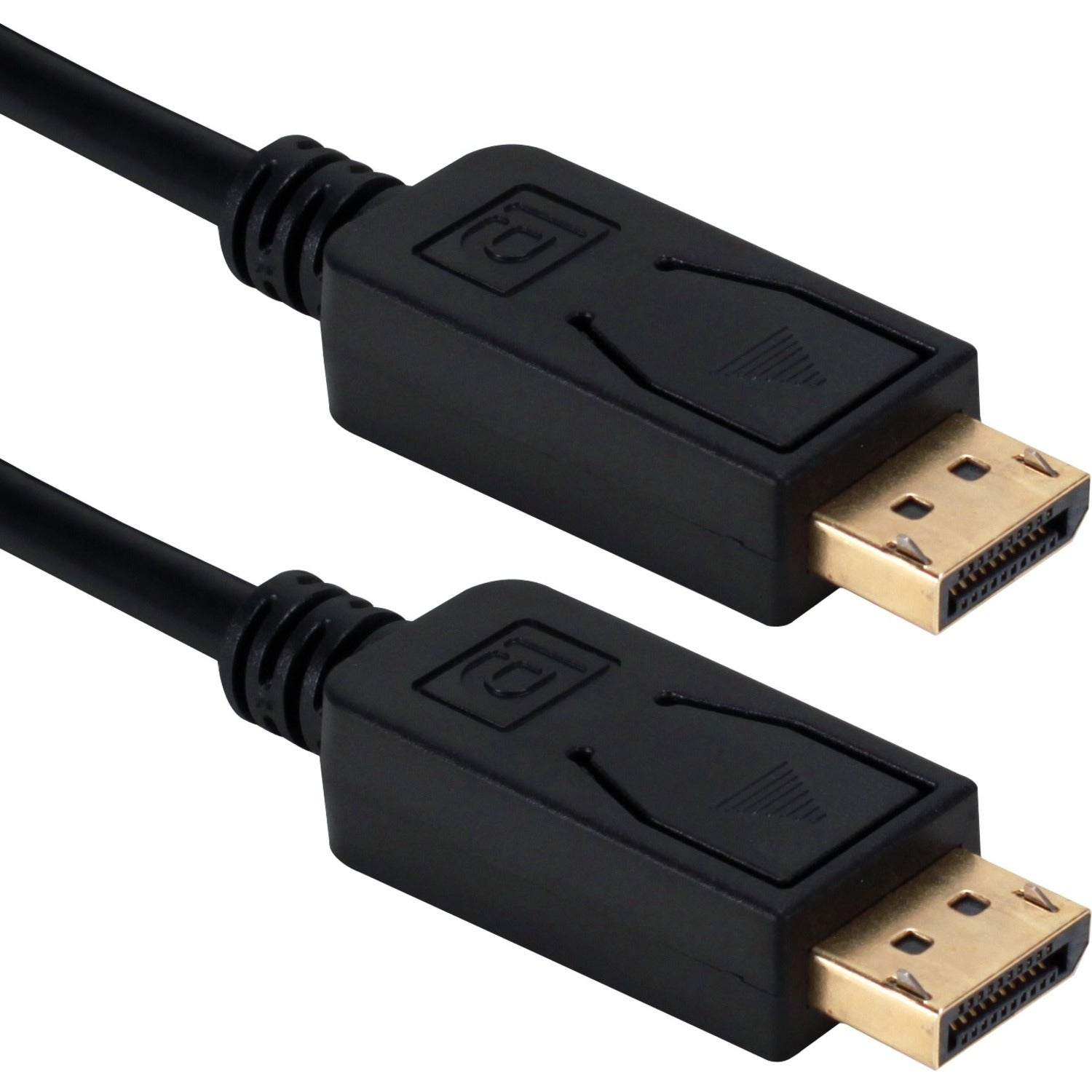 QVS 3ft DisplayPort Digital A/V Cable with Latches - DP-03