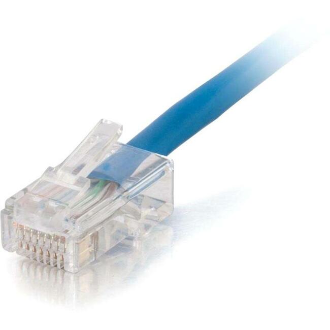 C2G 50ft Cat5e Non-Booted Unshielded (UTP) Network Patch Cable (Plenum Rated) - Blue - 15248