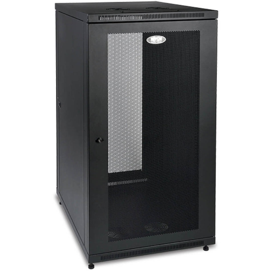 Tripp Lite by Eaton SmartRack 24U Mid-Depth Half-Height Rack Enclosure Cabinet - SR24UB