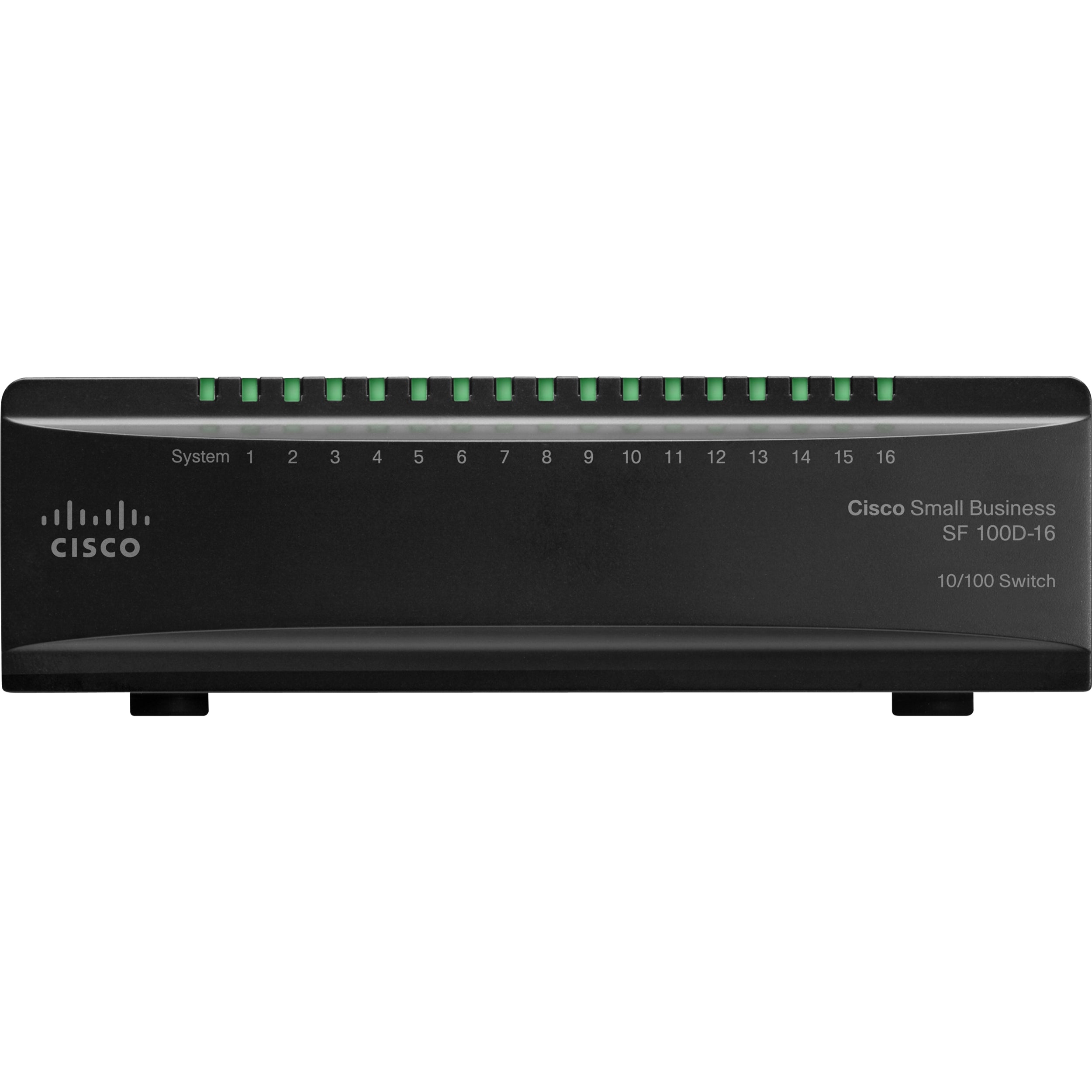 Cisco Unmanaged Desktop Switch - SF100D-16-NA