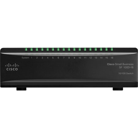 Cisco Unmanaged Desktop Switch - SF100D-16-NA