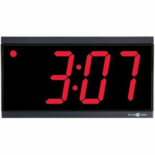 Pyramid SED4R4LDRB PoE IP Network Synchronized LED DigItal Clock, Red, 4" Numeral - SED4R4LDRB