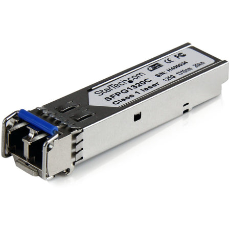 StarTech.com Cisco GLC-LH-SMD Compatible SFP Module - 1000BASE-LH - 1GE Gigabit Ethernet SFP 1GbE Single Mode Fiber SMF Optic Transceiver - SFPG1320C