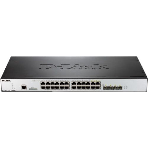 D-Link 20-Port Gigabit Unified Wireless Switch with 4 Gigabit Combo BASE-T/SFP Ports - DWS-3160-24TC