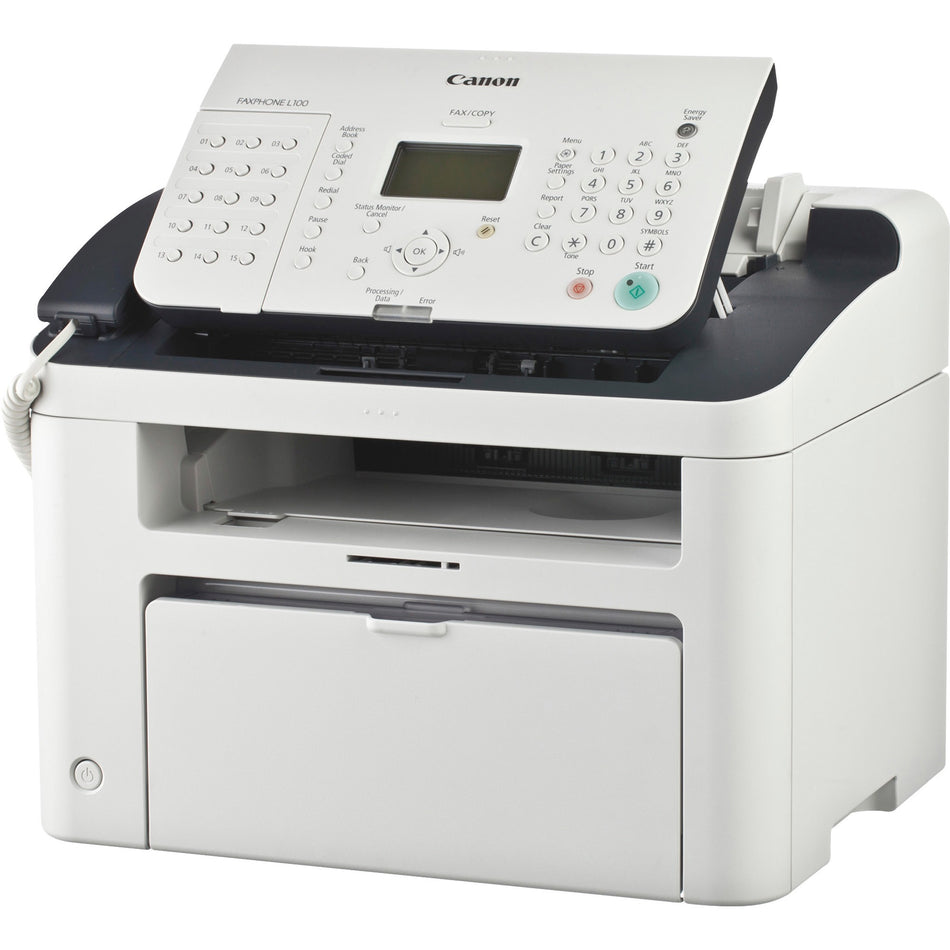Canon FAXPHONE L100 Laser Multifunction Printer - Monochrome - White - 5258B001