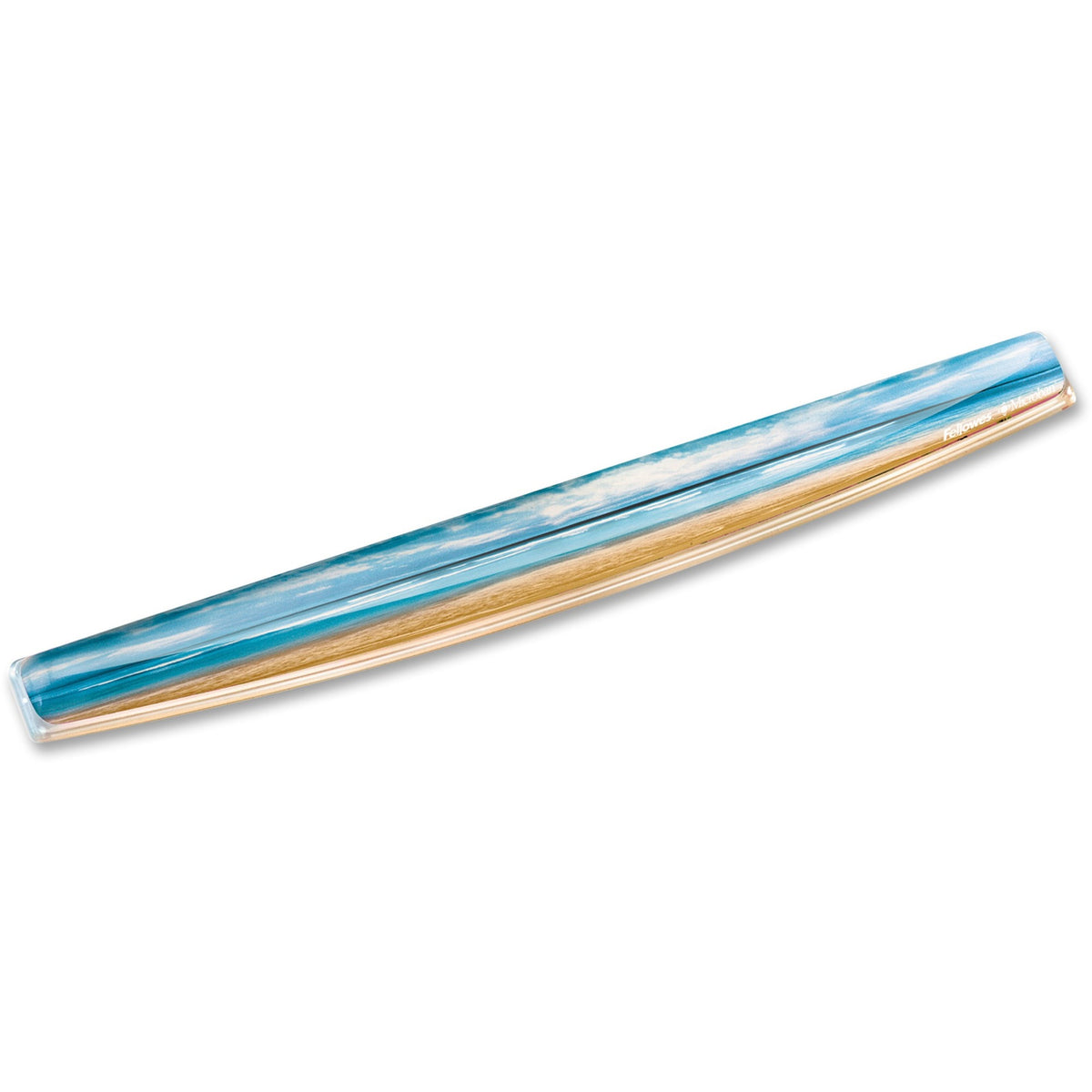 Fellowes&reg; Photo Gel keyboard Wrist Rest with MICROBAN&reg; - Sandy Beach (9179401) - 9179401