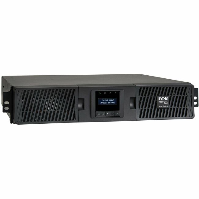 Eaton Tripp Lite Series SmartOnline 1000VA 900W 120V Double-Conversion Sine Wave UPS - 8 Outlets, Extended Run, Network Card Option, LCD, USB, DB9, 2U Rack/Tower - Battery Backup - SU1000RTXLCD2U