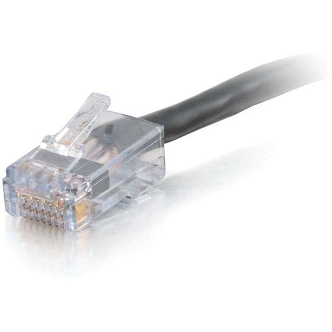 C2G-3ft Cat6 Non-Booted Network Patch Cable (Plenum-Rated) - Black - 15292