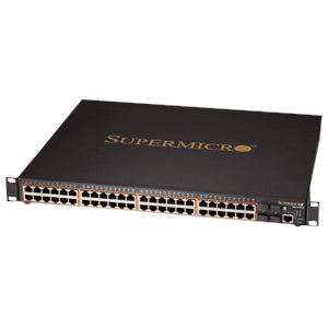 Supermicro 52-Port Layer 2 Gigabit Ethernet Switch with 48 PoE-Capable Ports - SSE-G2252P