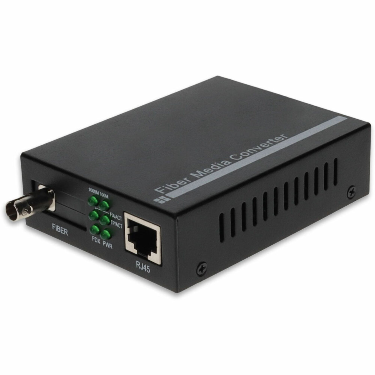 AddOn 10/100/1000Base-TX(RJ-45) to 1000Base-BXD(ST) BiDi SMF 1550nm/1310nm 20km Media Converter - ADD-GMC-BX-DST