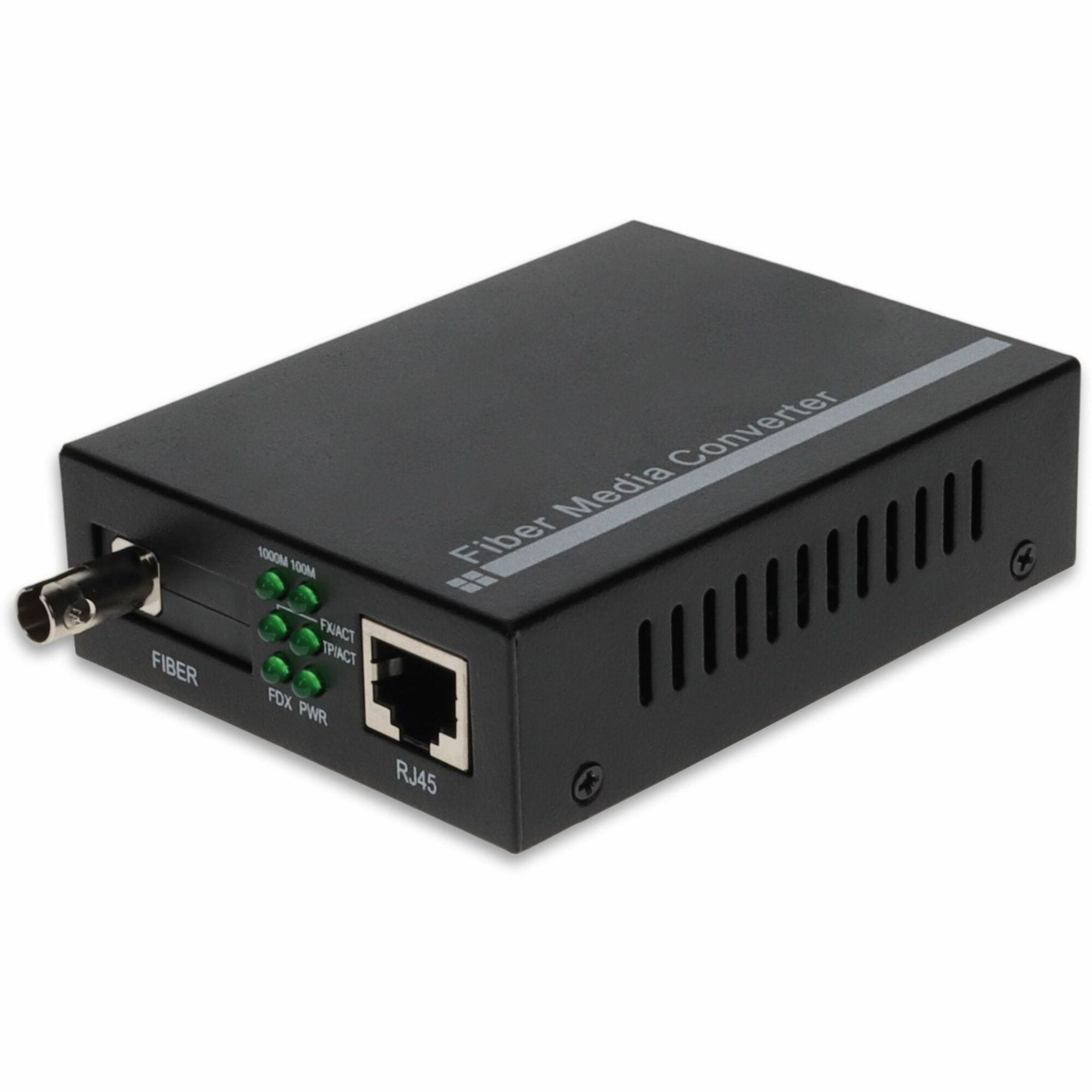 AddOn 10/100/1000Base-TX(RJ-45) to 1000Base-BXD(ST) BiDi SMF 1550nm/1310nm 20km Media Converter - ADD-GMC-BX-DST
