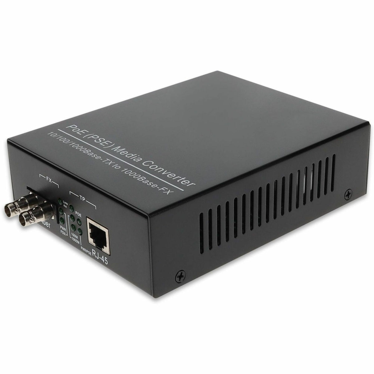 AddOn 10/100/1000Base-TX(RJ-45) to 1000Base-SX(ST) MMF 850nm 550m POE Media Converter - ADD-GMCP-SX-5ST