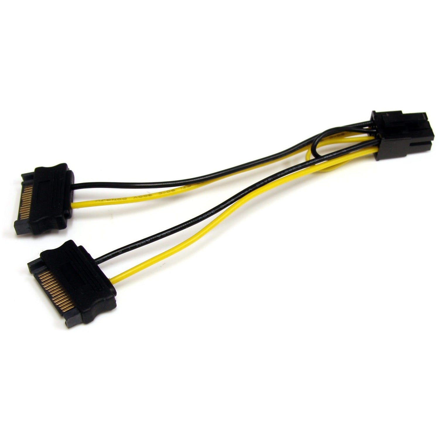 StarTech.com 6in SATA Power to 6 Pin PCI Express Video Card Power Cable Adapter - SATPCIEXADAP