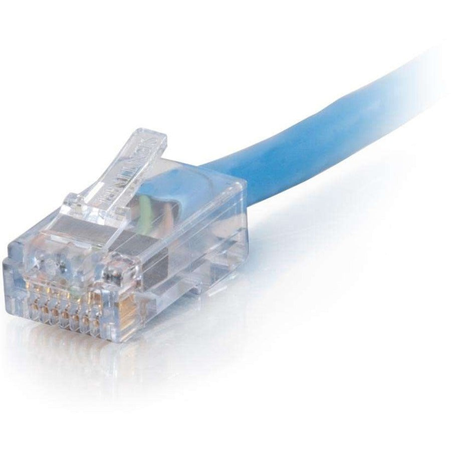 C2G-10ft Cat6 Non-Booted Network Patch Cable (Plenum-Rated) - Blue - 15281