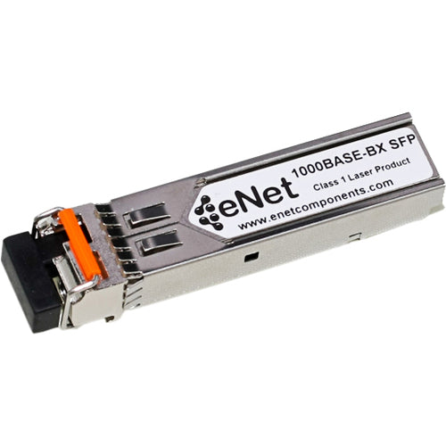 ENET Cisco Compatible GLC-BX-D TAA Compliant Functionally Identical 1000BASE-BX-D SFP Bi-Di Tx1490nm/Rx1310nm 20km Simplex LC Connector - GLC-BX-D-ENC