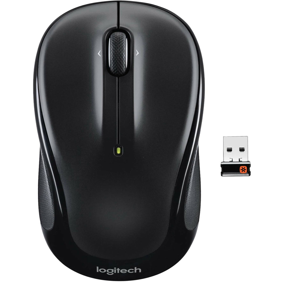 Logitech M325 Wireless Mouse, 2.4 GHz with USB Unifying Receiver, 1000 DPI Optical Tracking, 18-Month Life Battery, PC / Mac / Laptop / Chromebook (Black) - 910-002974