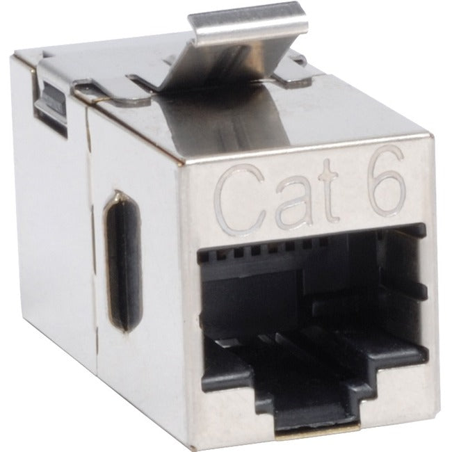 Eaton Tripp Lite Series Cat6 Straight Through Modular Shielded In-line Snap-in Coupler (RJ45 F/F), TAA - N235-001-SH