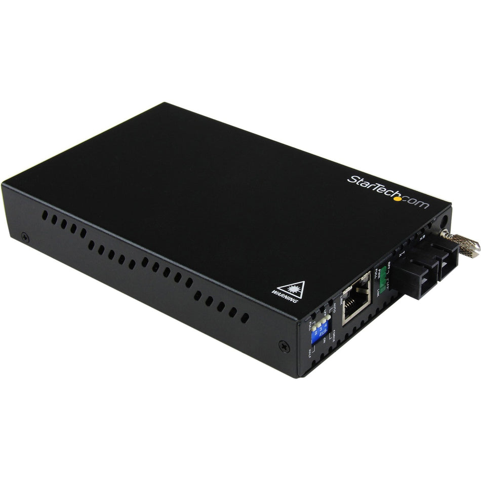 StarTech.com Gigabit Ethernet Multi Mode Fiber Media Converter SC 550m - 1000 Mbps - ET91000SC2