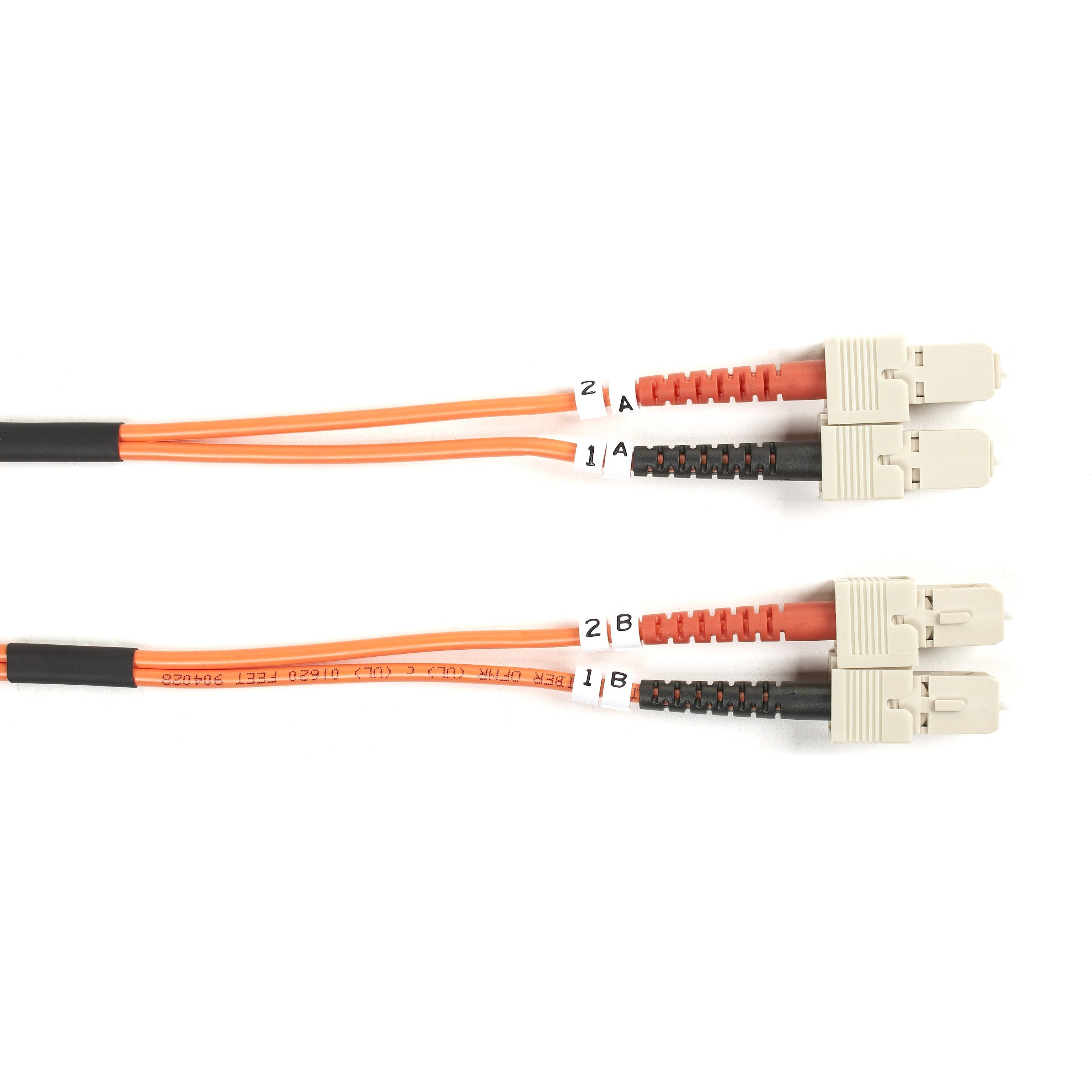 Black Box Fiber Optic Duplex Patch Network Cable - FO625-002M-SCSC